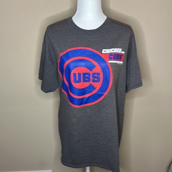 MLB Chicago Cubs Gray Tee Shirt - Picture 2 of 7